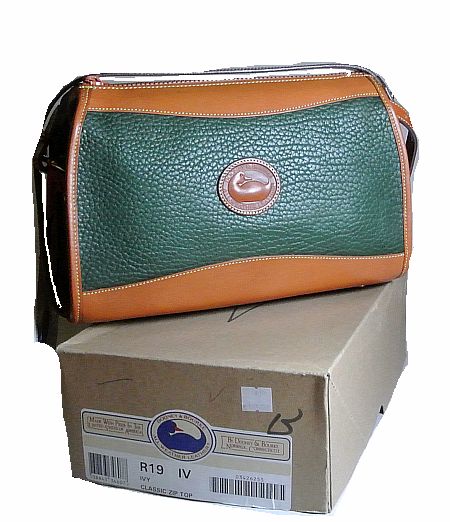 Rare Vintage, Dooney & Bourke, Pastel Travel Railway Handbag, Zip Purse  K7003675