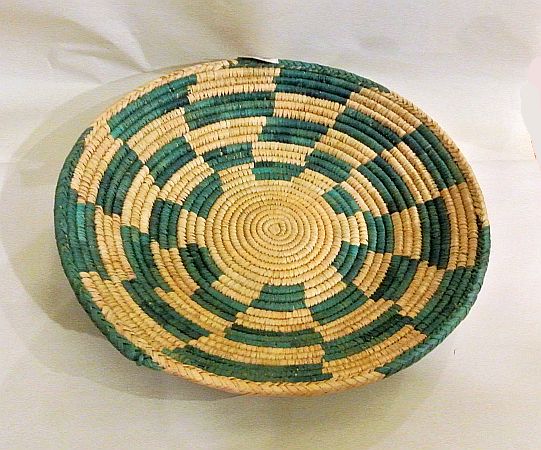 #0679 Handmade Southwest Style Decorative Fine Coil Basket 